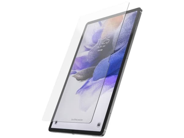 Hama Essential Line "Premium" - Skjermbeskyttelse for nettbrett - glass - 12.4" - gjennomsiktig - for Samsung Galaxy Tab S7 FE, Tab S7+, Tab S8+