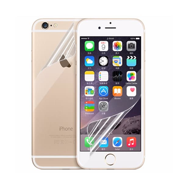 2-Pack iPhone SE HD -näytönsuoja + suojakalvo takaisin