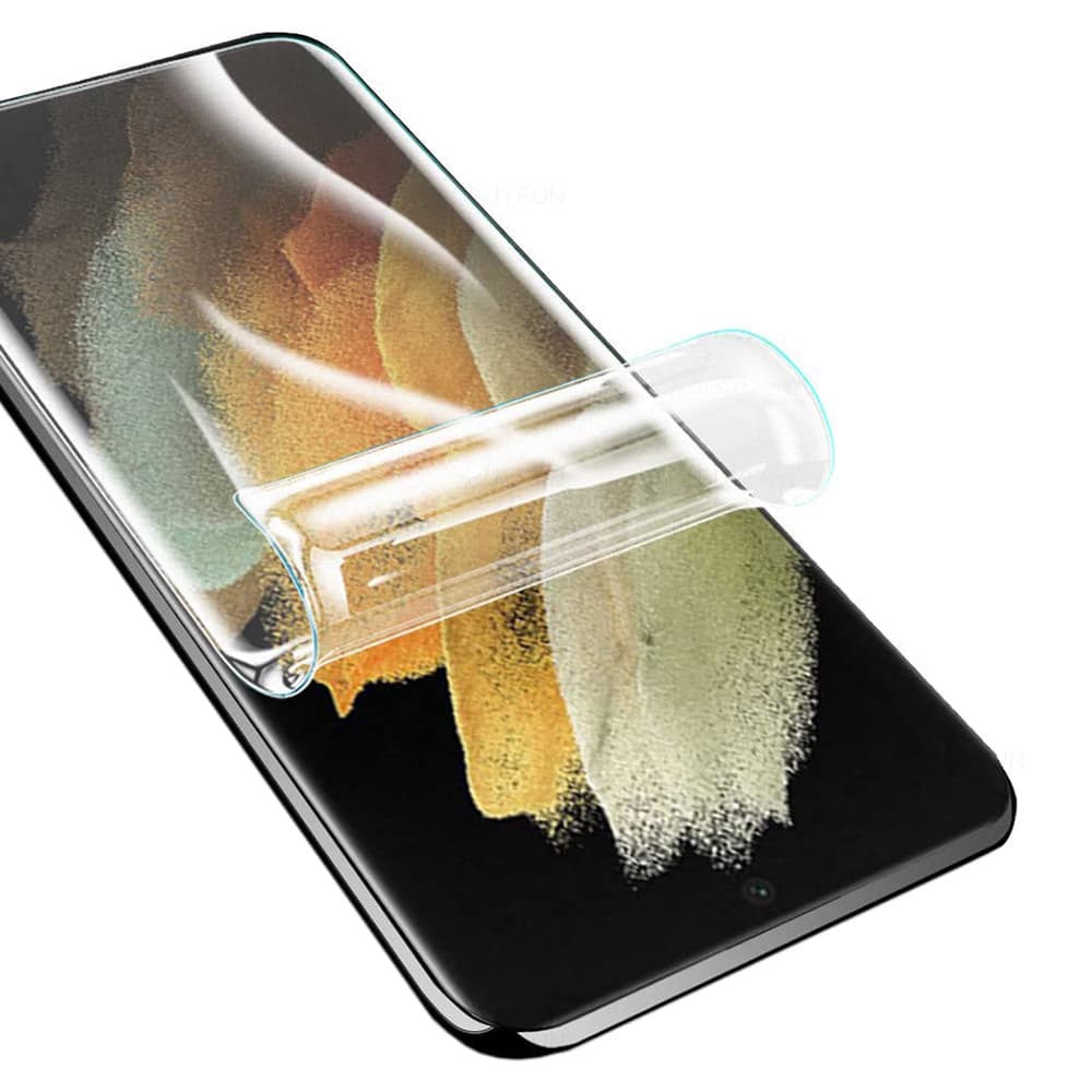2-PACK Samsung Galaxy S21 FE Hydrogel Skärmskydd 0,3mm