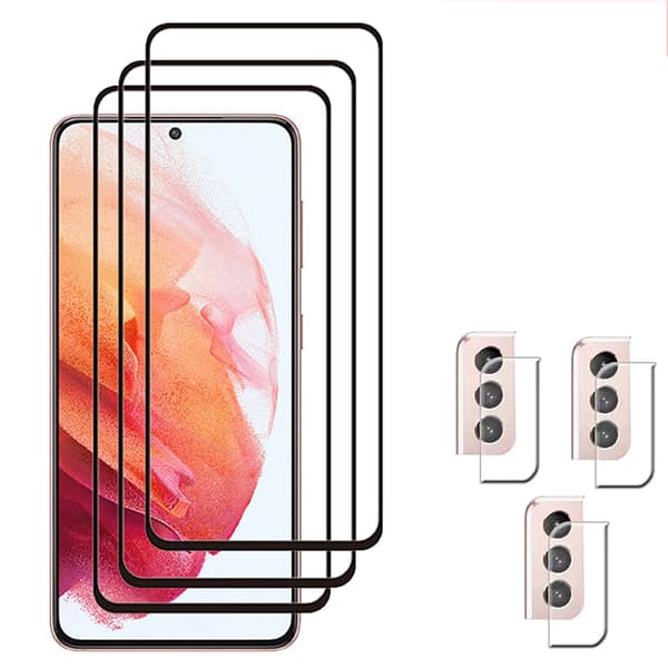 3-PACK Skärmskydd + Kameralinsskydd 2.5D 0,3mm Galaxy S22 Plus