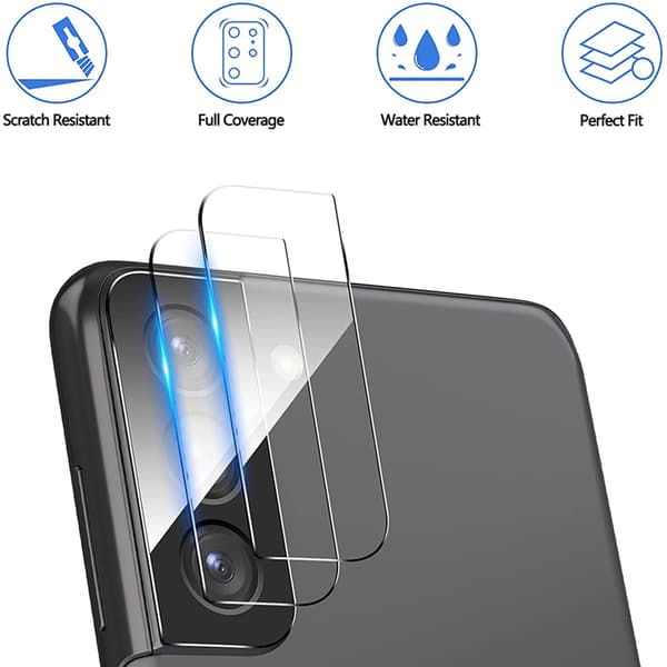 3-PACK Samsung Galaxy S22 Kameralinsskydd Standard HD