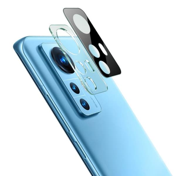 IMAK Kameralinsskydd i Härdat glas Xiaomi 12 Pro - Svart