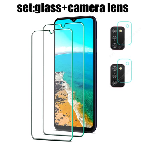 Samsung Galaxy A03s Sk�rmskydd + Kameralinsskydd HD 0,3mm