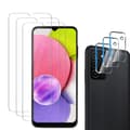 Miniatyrbild 1 av 11: 3-PACK Samsung Galaxy A03s Sk�rmskydd + Kameralinsskydd HD 0,3mm