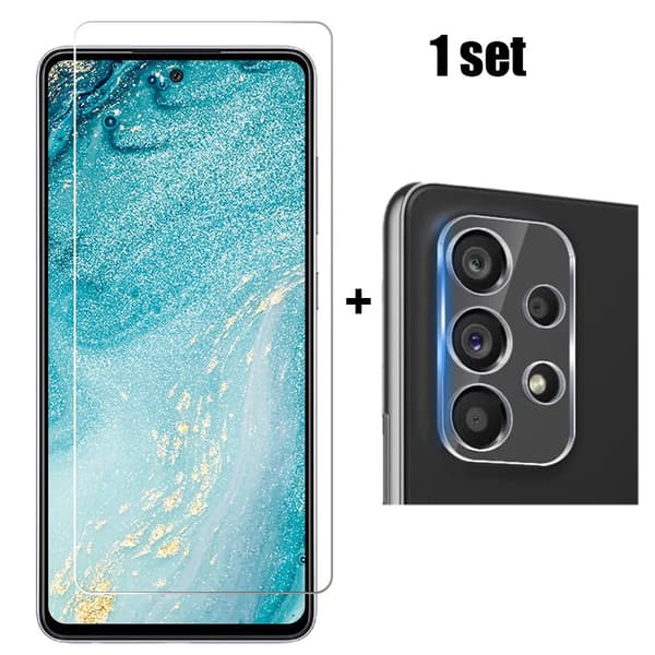 Samsung Galaxy A53 Sk�rmskydd + Kameralinsskydd HD 0,3mm