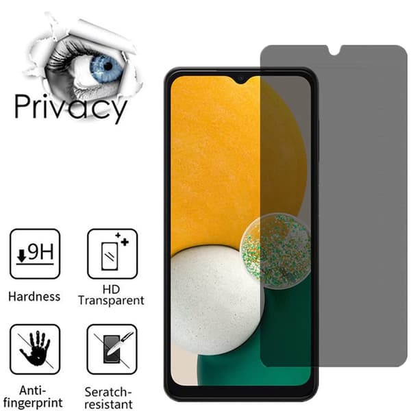 2-PACK Anti-Spy Sk�rmskydd HD 0,3mm Samsung Galaxy A03s 4G