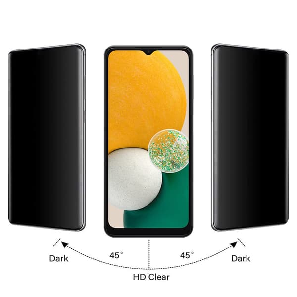 2-PACK Anti-Spy Sk�rmskydd HD 0,3mm Samsung Galaxy A03s 4G
