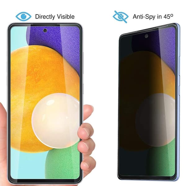 2-PACK Samsung Galaxy A52s 5G Skärmskydd Anti-Spy HD 0,3mm