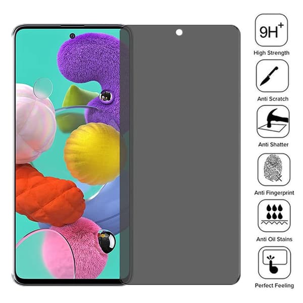 2-PACK Samsung Galaxy A52s 5G Skärmskydd Anti-Spy HD 0,3mm