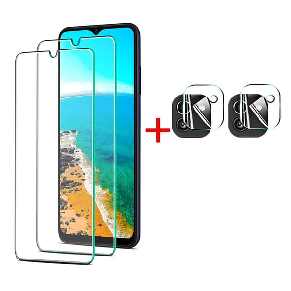 2-PACK Galaxy A03 4G Skärmskydd + Kameralinsskydd HD 0,3mm