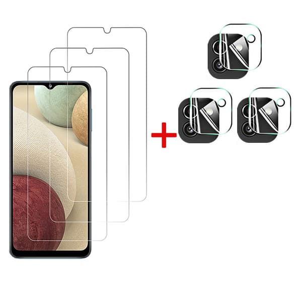 2-PACK Galaxy A03 4G Skärmskydd + Kameralinsskydd HD 0,3mm