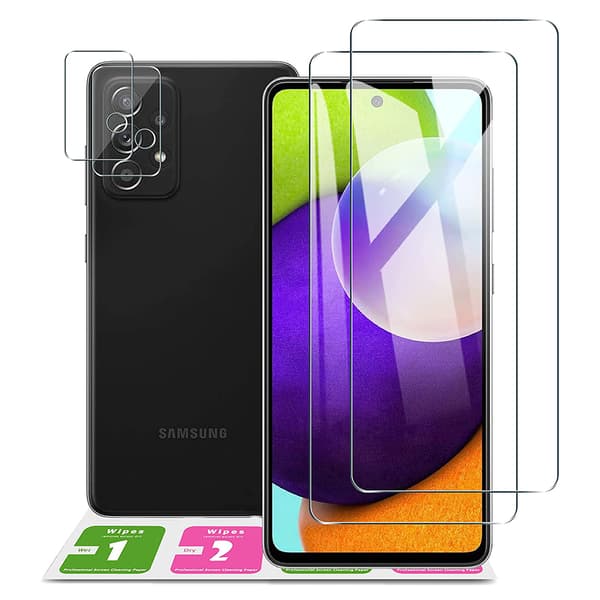 3-PACK Skärmskydd + Kameralinsskydd HD 0,3mm Galaxy A52s 5G