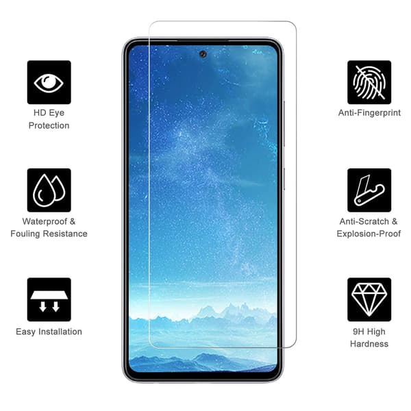 3-PACK Galaxy A52s 5G Skärmskydd + Kameralinsskydd HD 0,3mm