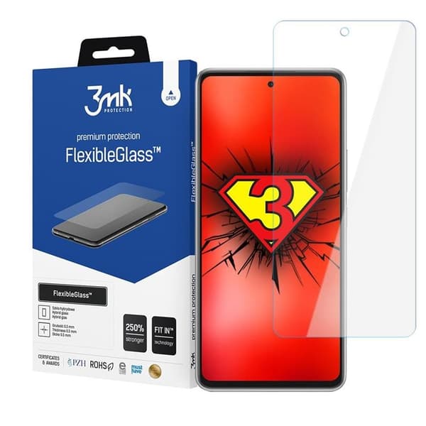 3MK Galaxy A53 5G Hybrid Okrossbart Glas FlexibleGlass
