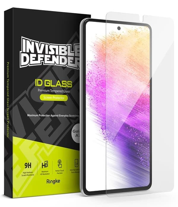 Ringke Galaxy A73 5G Härdat Glas Skärmskydd Invisible Defender ID