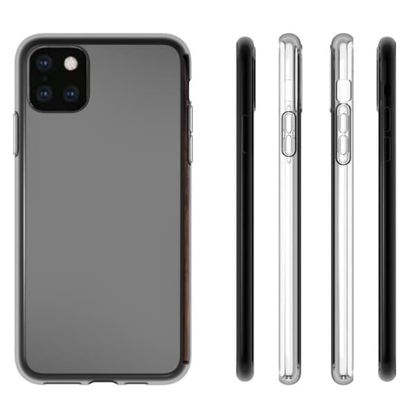 iPhone 11 - 1 Set Stötdämpande Silikonskal med Skärmskydd