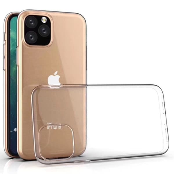 iPhone 11 - 1 Set Stötdämpande Silikonskal med Skärmskydd