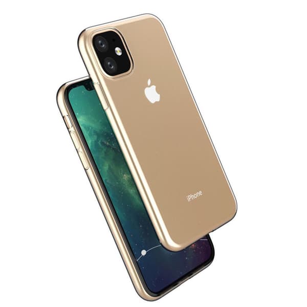 iPhone 11 - 1 Set Stötdämpande Silikonskal med Skärmskydd