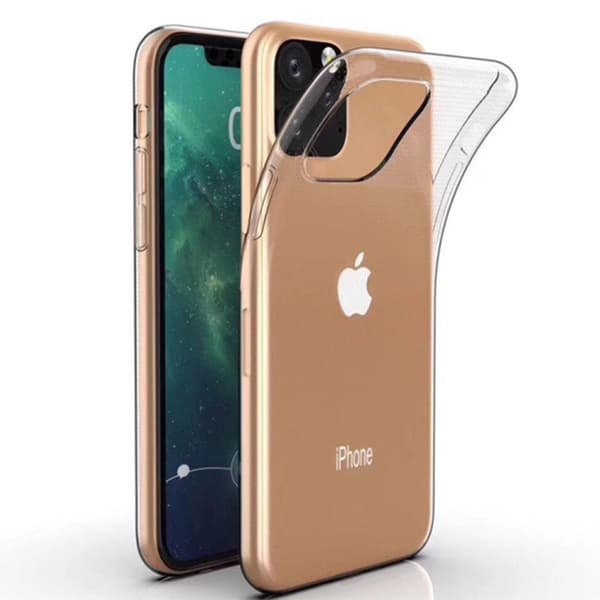 iPhone 11 - 1 Set Stötdämpande Silikonskal med Skärmskydd
