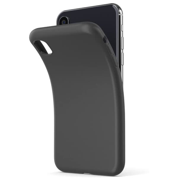 iPhone XS Max - 1 Set Mattbehandlat Skyddsskal med Skärmskydd