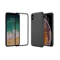Miniatyrbild 2 av 11: iPhone XS Max - 1 Set Mattbehandlat Skyddsskal med Skärmskydd
