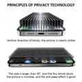 Miniatyrbild 9 av 11: 2-PACK iPhone XS Max Skärmskydd Anti-Spy HD 0,3mm