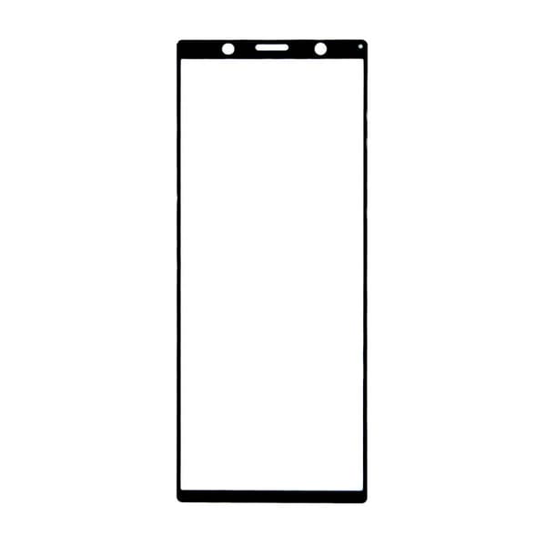 Skärmskydd Sony Xperia 5 - Härdat Glas Svart (miljö)