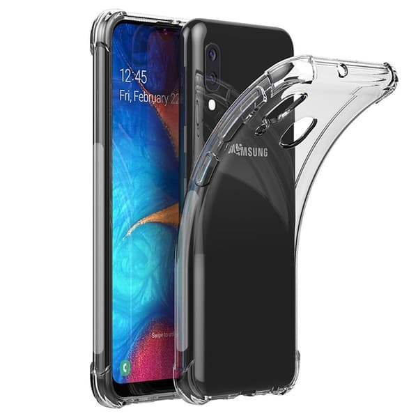 Stöttåligt Mobilskal Samsung Galaxy A20e - Transparent