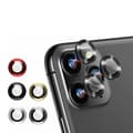 Miniatyrbillede 2 af 5: iPhone 12 Mini Linsskydd med Metallram - Svart (2-pack)