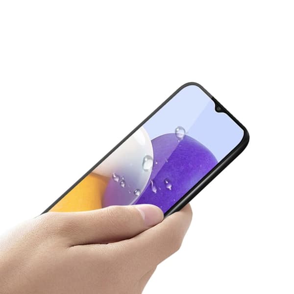 Skärmskydd Samsung Galaxy A22 5G - 3D Härdat Glas Svart