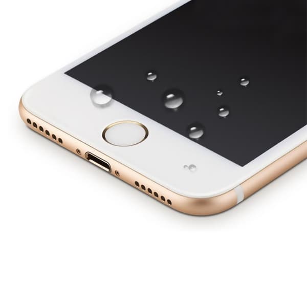 Skärmskydd Privacy iPhone 7/8/SE 2020 - 3D Härdat Glas Vit (miljö)