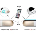 Pikkukuva 4 / 11: Skärmskydd Privacy iPhone 7/8/SE 2020 - 3D Härdat Glas Vit (miljö)