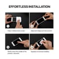 Pikkukuva 6 / 11: Skärmskydd Privacy iPhone 7/8/SE 2020 - 3D Härdat Glas Vit (miljö)