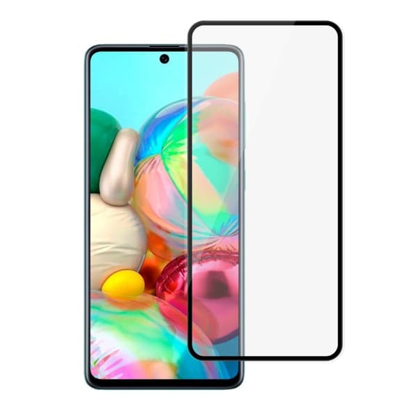 Skärmskydd Samsung A72 - 3D Härdat Glas Svart