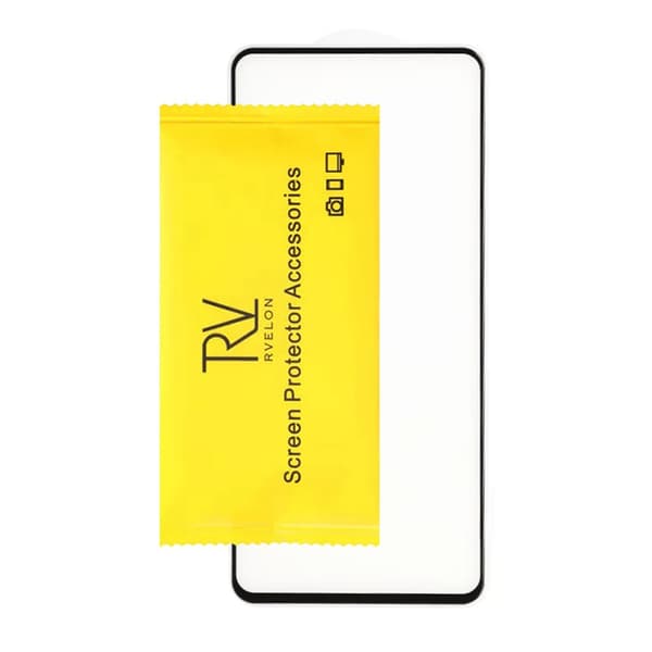 Skärmskydd Samsung A52s - 3D Härdat Glas Svart