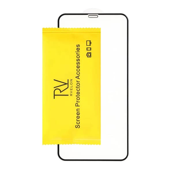 Skärmskydd iPhone 11 Pro Max/XS Max - 3D Härdat Glas Svart