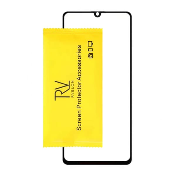 Skärmskydd Samsung Galaxy A22 4G - 3D Härdat Glas Svart