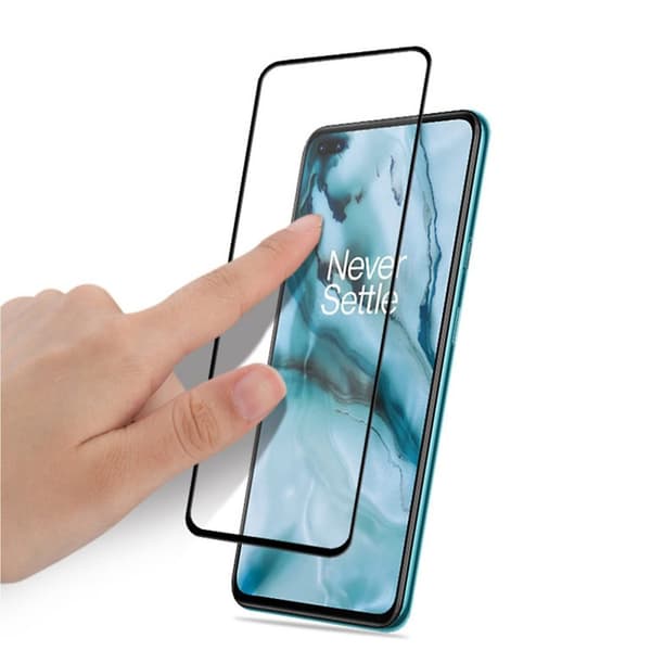 Skärmskydd OnePlus Nord N10 5G - 3D Härdat Glas Svart (miljö)