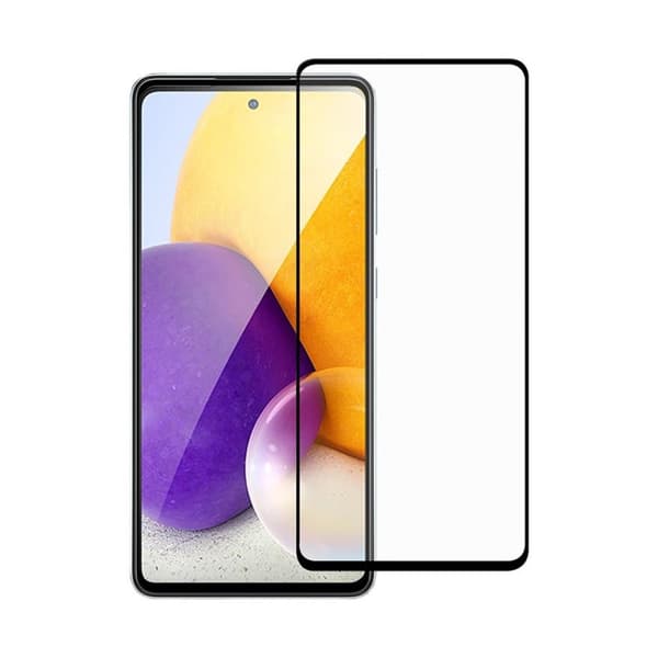 Skärmskydd Samsung A53 5G - 3D Härdat Glas Svart (miljö)