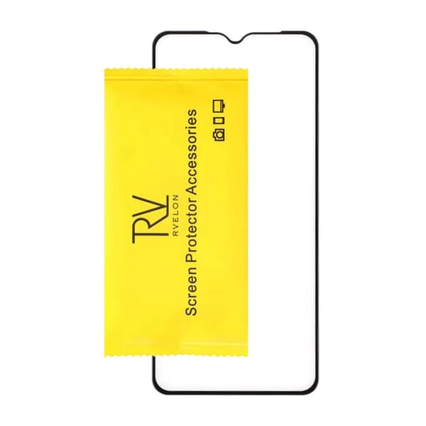 Skärmskydd Samsung Galaxy A32 5G - 3D Härdat Glas Svart (miljö)