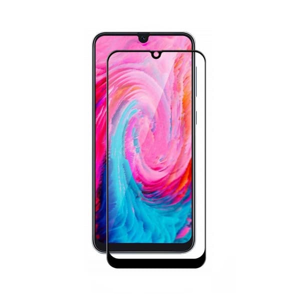 Skärmskydd Samsung A70 - 3D Härdat Glas Svart (miljö)