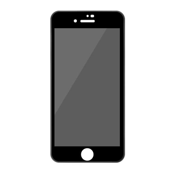 Skärmskydd Privacy iPhone 7/8 Plus - 3D Härdat Glas Svart (miljö)