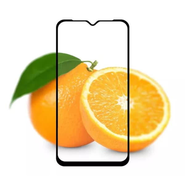 Skärmskydd Samsung A10 - 3D Härdat Glas Svart (miljö)