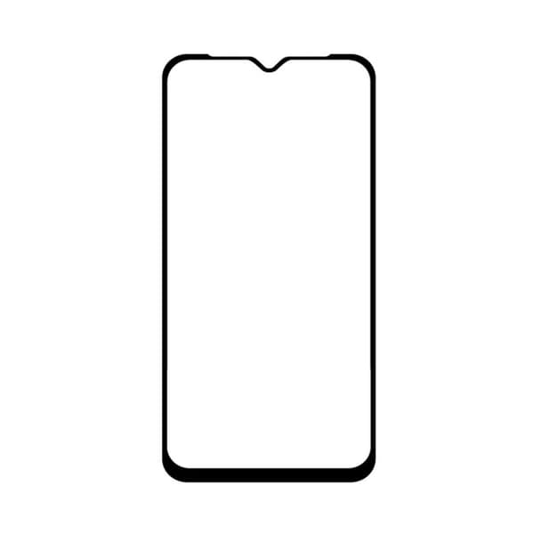 Skärmskydd Samsung A10 - 3D Härdat Glas Svart (miljö)