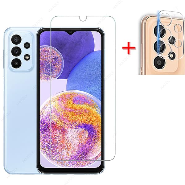 2-PACK Galaxy A33 5G Sk�rmskydd + Kameralinsskydd HD 0,3mm
