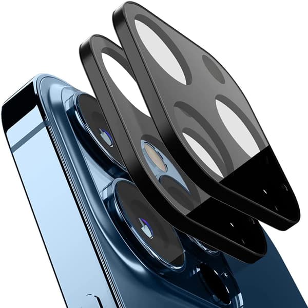 3-PACK iPhone 13 Pro Max Kameralinsskydd 2.5D HD-Clear 0,4mm