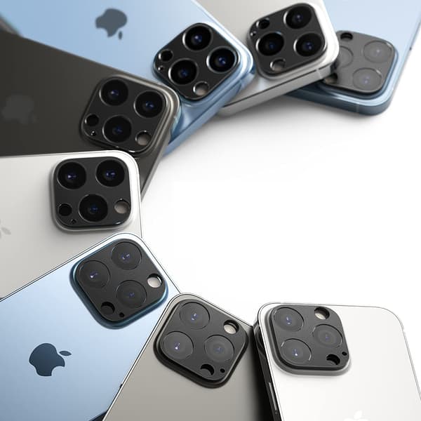 3-PACK iPhone 13 Pro Max Kameralinsskydd 2.5D HD-Clear 0,4mm