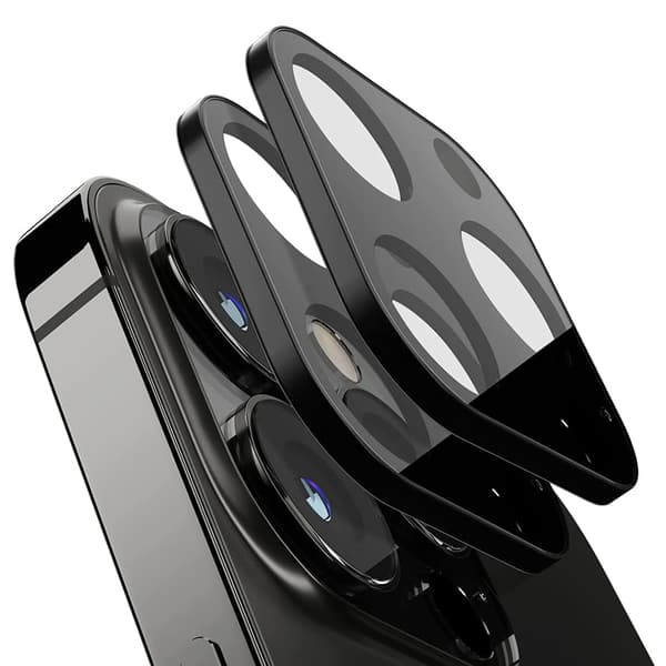 3-PACK iPhone 13 Pro Max Kameralinsskydd 2.5D HD-Clear 0,4mm