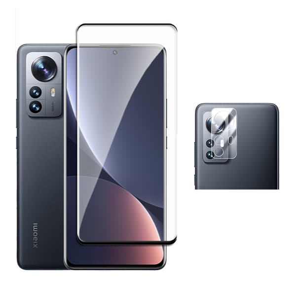 1 Set 3D Sk�rmskydd + Kameralinsskydd Xiaomi 12 Pro