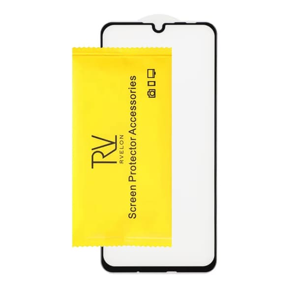 Skärmskydd Huawei P30 Lite - 3D Härdat Glas Svart (miljö)